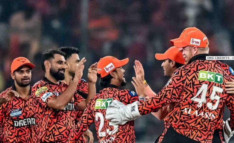Delhi Capitals and Sunrisers Hyderabad captains at the toss in Visakhapatnam.