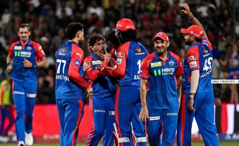 Delhi Capitals team celebrates fourth consecutive win in IPL 2025