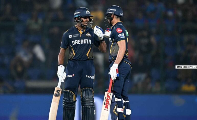 Sai Sudharsan and Shubman Gill lead Gujarat Titans to IPL playoffs with 10-wicket win.