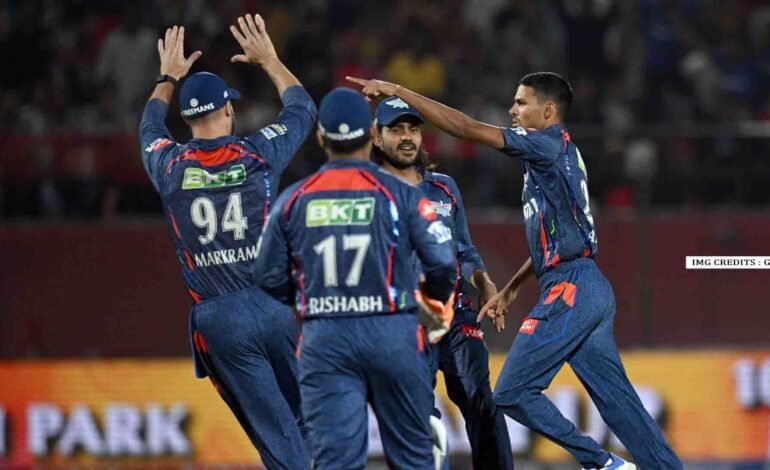 Lucknow Super Giants squad warming up ahead of SRH clash in IPL 2025