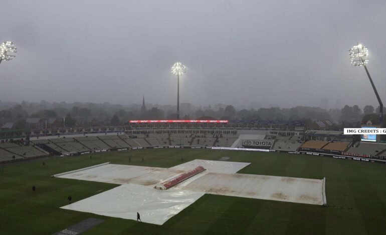  Rain Delay on Day 5 Hampers India’s Push for Victory Against England