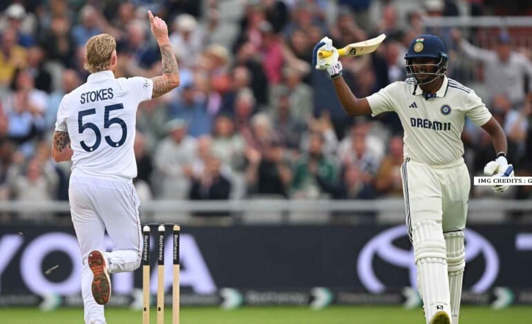 Ben Stokes appeals for lbw during India vs England 4th Test 2025