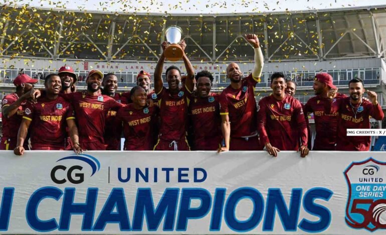  Hope and Seales Seal Historic ODI Series Win for West Indies Against Pakistan