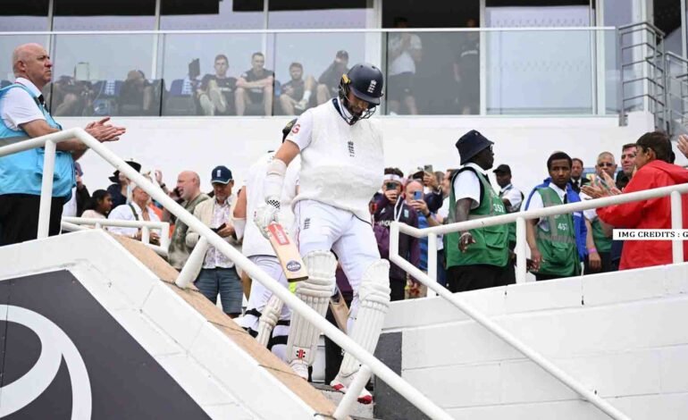 Chris Woakes batting with shoulder injury during India vs England Test 2025