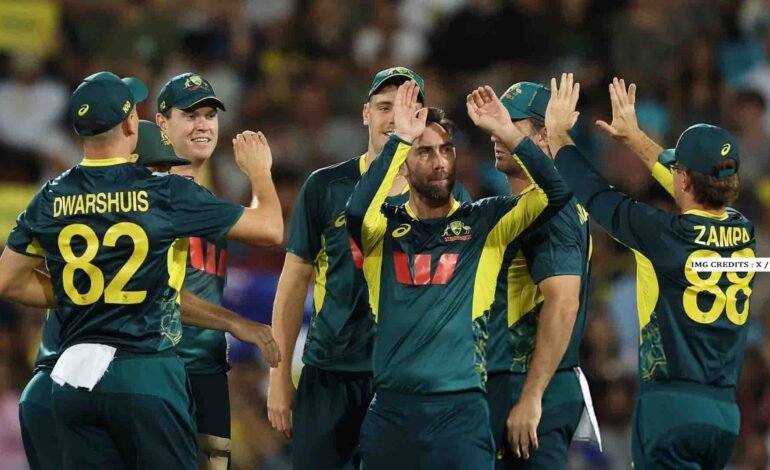South Africa and Australia players in action during the T20I series decider in Cairns