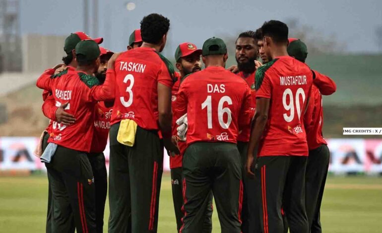 Bangladesh vs Hong Kong Asia Cup 2025 – Litton Das celebrates his half-century as Towhid Hridoy supports during their winning partnership in Abu Dhabi.