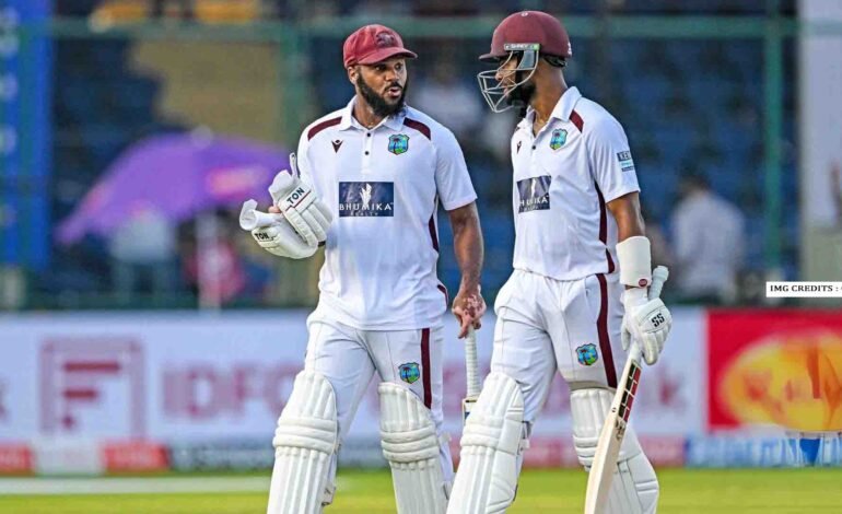 India vs West Indies Test 2025: Hope and Campbell Lead Fightback After Kuldeep’s Five-For