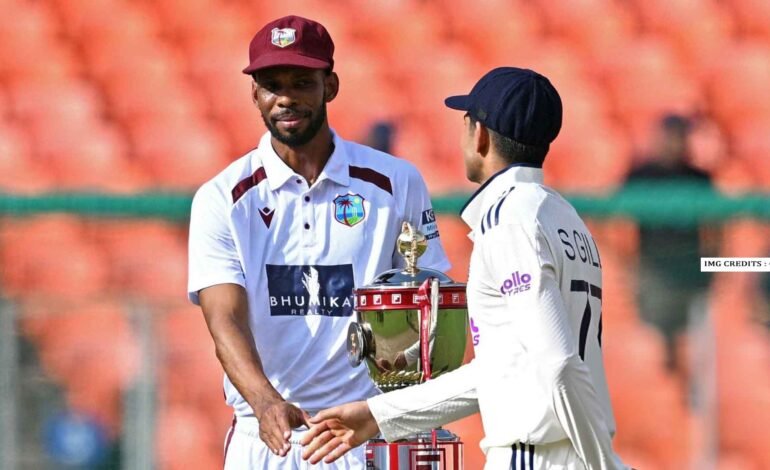 The Arun Jaitley Stadium pitch for the second India vs West Indies Test is expected to be batting-friendly, featuring a black-soil surface with patches of grass that may assist spinners later in the match.