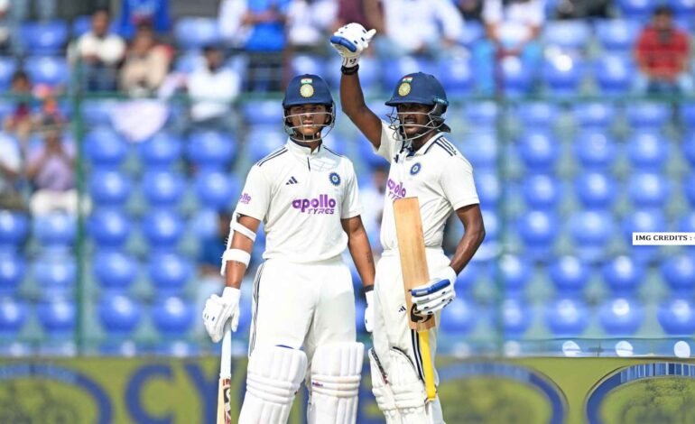 India vs West Indies Test 2025: Jaiswal’s 173 and Sudharsan’s 87 put India in control on Day 1*