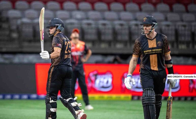 Montreal Royal Tigers vs Brampton Blitz in Canada Super 60 final at BC Place, with Blitz opting to field