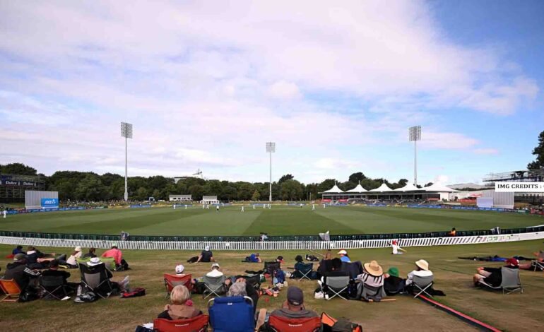 Kane Williamson prepares for the New Zealand vs West Indies Test at Hagley Oval, with players training on a green Christchurch pitch ahead of the WTC 2025–27 opener.